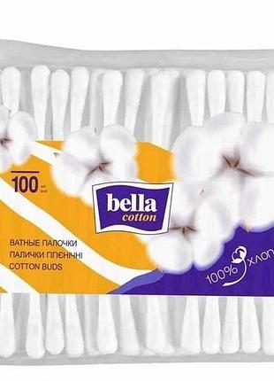 Ватные палочки 100шт гигиеничные соton тм bella