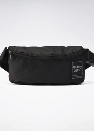 Reebok wor waistbag h36581 сумка на пояс плече оригінал унісекс бананка чорна