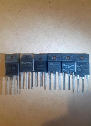 Транзисторы bu4522ax, bu508d, buw13af, buh315d, buh517, buh715