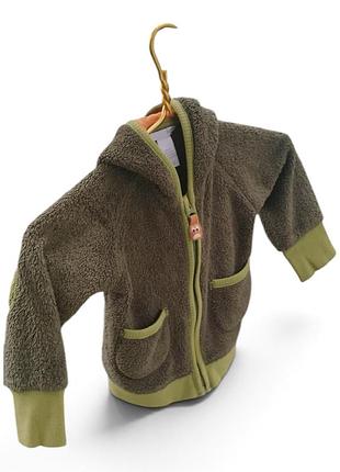 Дитяча флісова куртка-худі h&m, розмір 86 (12-18 місяців)