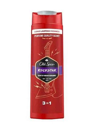Гель-шампунь 400мл 2в1 рокстар тм old spice