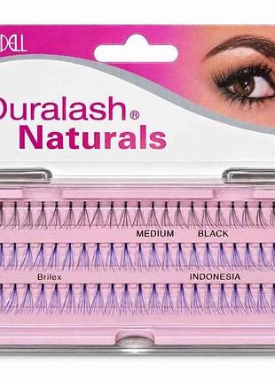 Вії накладні пучкові ardell duralash naturals кольорові тм естет