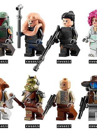 Фігурки конструктор чоловічки зоряні війни star wars 8 штук art4445