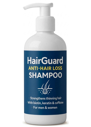 Шампунь против выпадения волос hairguard укрепляющее средство 220 мл