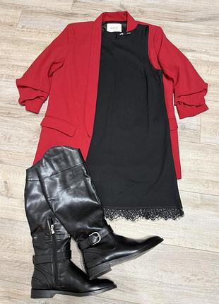 Жіночі чоботи zara чорні 10