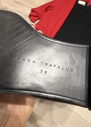Жіночі чоботи zara чорні 8