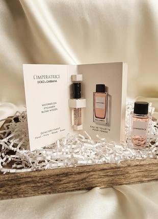 Туалетна вода жіноча dolce & gabbana l'imperatrice (пробник / мініатюра), 1.5 мл — культовий яскравий фруктово-квітковий аромат  
​
