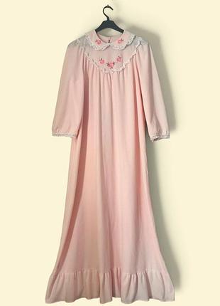 Ночная рубашка винтажный пеньюар в стиле ретро винтаж vintage stories st.michael размер xxs/xs/s единственный размер