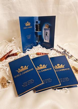 Туалетна вода dolce & gabbana k eau de toilette — чоловічий деревно-пряний аромат (фірмовий пробник / семпл 1.5 мл)