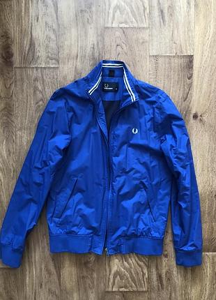 Вітрівка чоловіча fred perry синя розмір xs-s оригінал