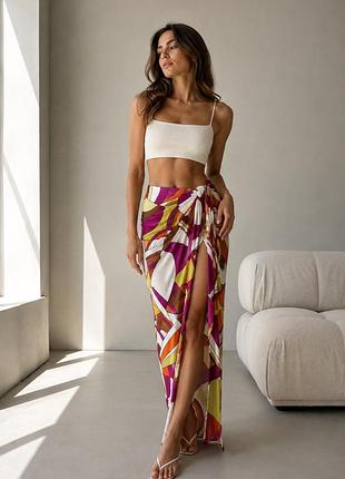 Жіноча спідниця missguided з абстрактним принтом, розмір 40