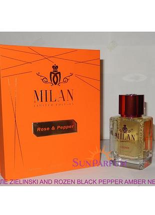 Унісекс-парфуми milan rose and pepper (оригінальна якість)