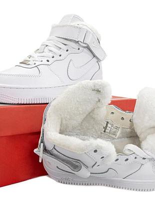 Air force hi winter white ❄️ хутро 6