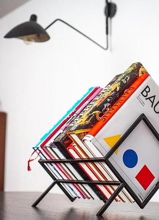 Полка-дисплей для книг "ромб"
