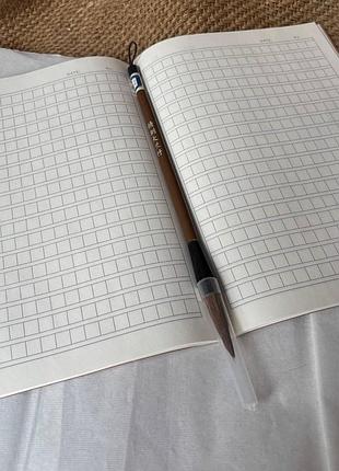 Пружний пензель з колонка/вовка 4 см для каліграфії та китайського живопису