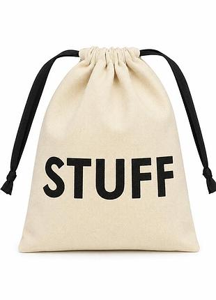Мішечок бавовняний 23х18см stuff (світлий)