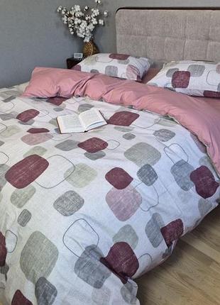 Комплект постільної білизни леді, cotton, полуторний на резинці