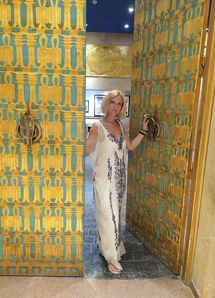 Rene' derhy дивовижне ошатне довге плаття квітковий принт