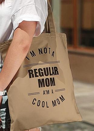 Еко сумка market (шопер) regular mom