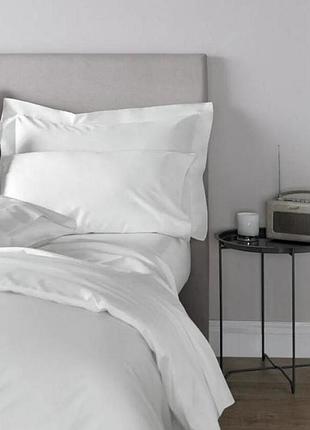 Комплект постільної білизни white, turkish satin, полуторний