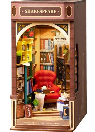 Бук нук robotime rolife книжкова крамниця tgb07