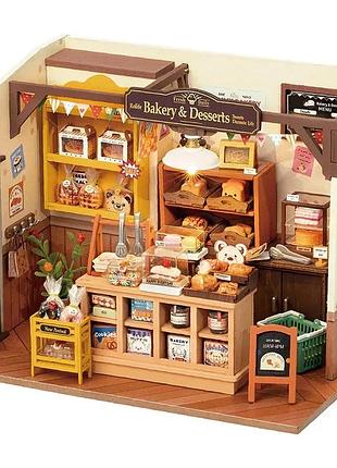 Конструктор 3d міні-будинок robotime rolife becka‘s baking house dg161