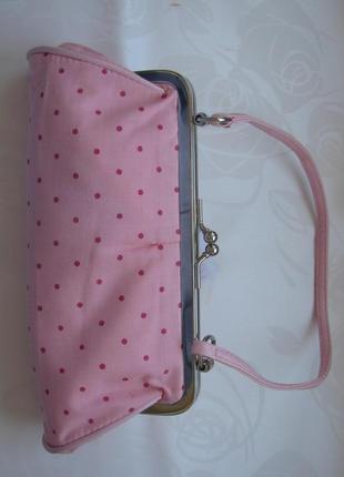 Розовая сумочка клатч ридикюль2 фото