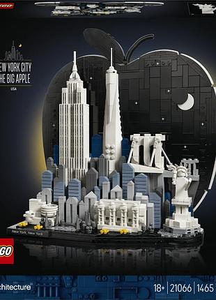 Блоковий конструктор lego architecture нью-йорк — «велике яблуко» (21066) новий!