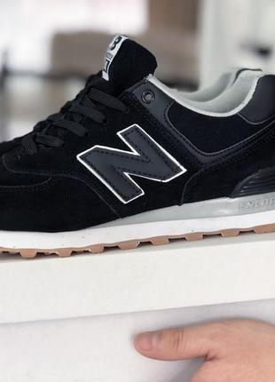 Кросівки new balance 574 чорні3 фото