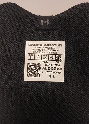 Кросівки under armour thrill 3 чорні 6