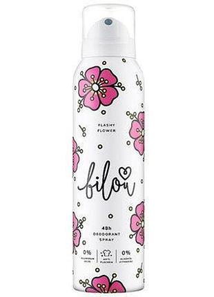 Дезодорант - спрей bilou deodorant spray flashy flower, 150 мл