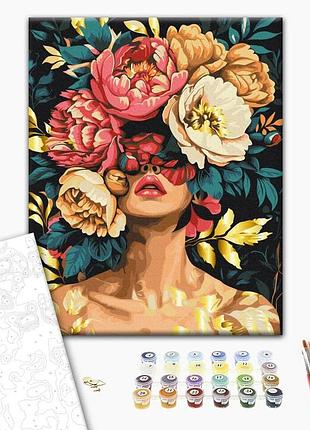 Картина за номерами "магія пелюсток" bs54009, 40x50 см