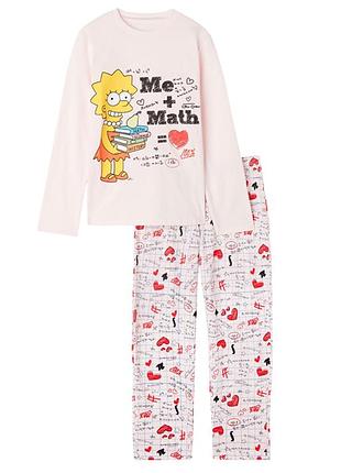 Дитяча піжама tezenis «the simpsons / lisa simpson» (2-3 роки, 4-5 років 6-7 років)