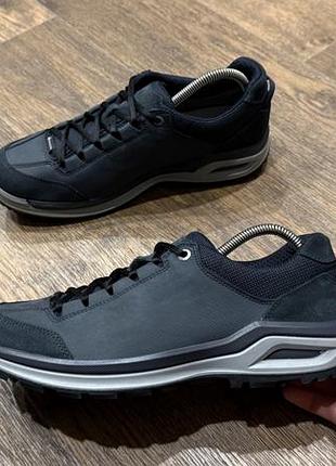 Кожаные водонепроницаемые кроссовки lowa ascona gore-tex, размер 42,5