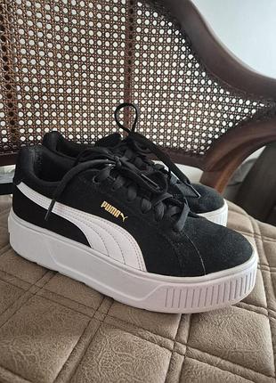 Кросівки puma на платформі чорні 39 розмір
