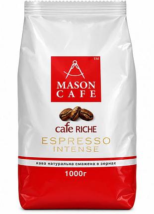 Кофе в зернах mason cafe riche espresso intense 1 кг, 100% робуста