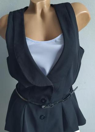 Камізелька в тонку смужку, flame