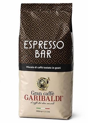 Кофе в зернах garibaldi espresso bar 1 кг, арабика 20% / робуста 80%