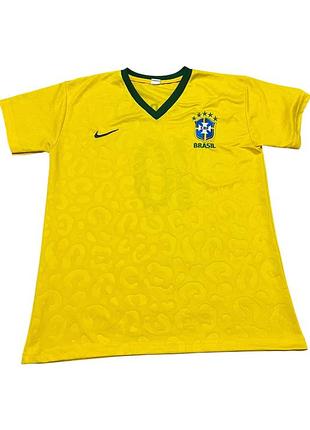 Футбольна джерсі збірної бразилії ronaldinho #10 (розмір m)
