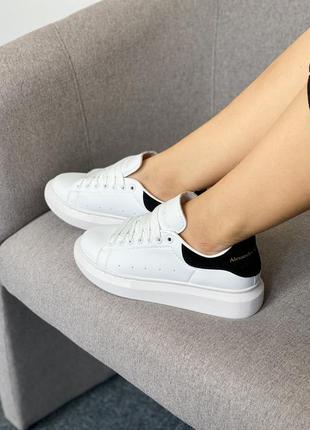 Жіночі кросівки mcqueen white/black3 фото