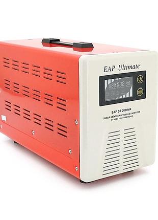 Westech дбж з правильною синусоїдою westech eap ultimate-2000va/1400w, акб 24v (agm/gel), заряд 10/15а, 2×schuko, avr, led, ip20,