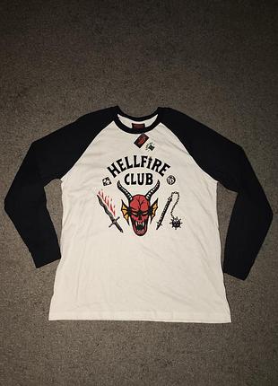 Лонгслив stranger things hellfire club primark