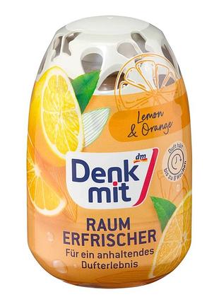 Денкмит raumerfrischer lemon & orange — жидкий освежитель для комнаты, цитрусовый аромат, 150 мл