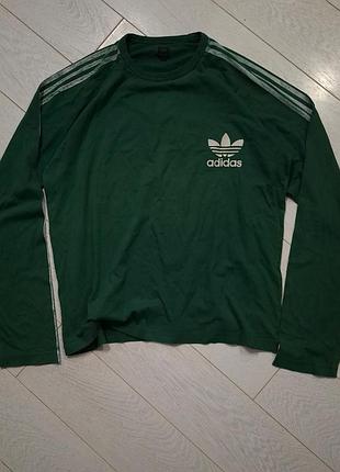 Базовий лонгслів адідас унісекс xl чоловічій лонгслів adidas спортивна кофта оригінал