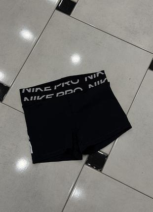 Шорти жіночі nike pro велосипедки чорні