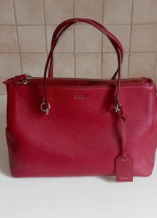 Dkny из зернистой натуральной кожи сумка
