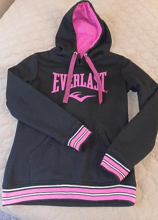 Худі для дівчинки everlast чорне з рожевим