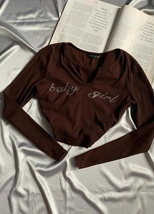 Лонгслів у рубчик baby girl shein s 36