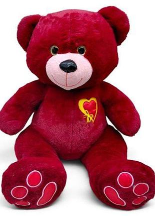 М'яка іграшка "мишка teddy gold red" 57 см