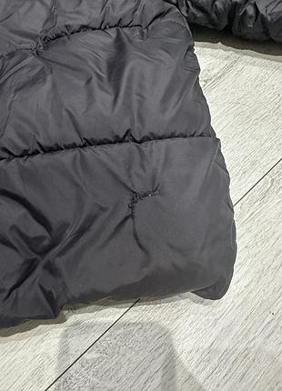 Куртка для хлопчика zara тепла чорна 8